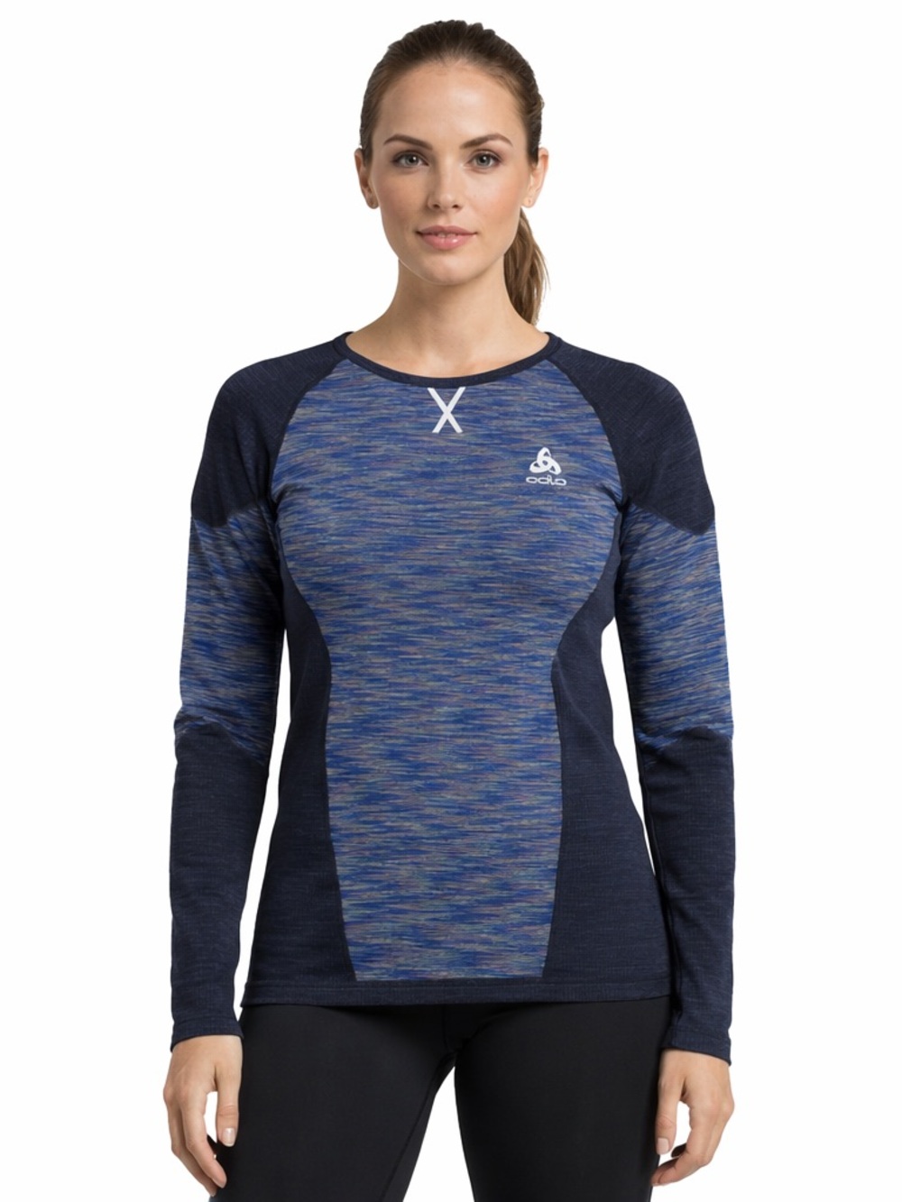 Odlo Blackcomb Long Sleeve Technical Base Layer Blue Women’s